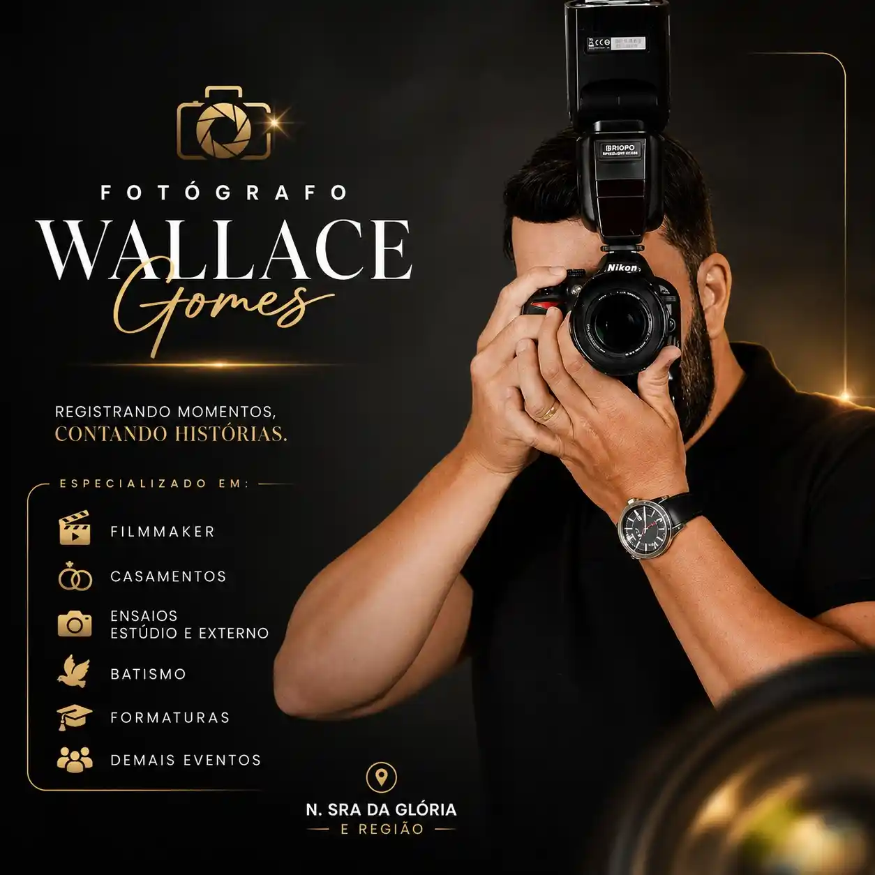 Wallace Gomes - Fotógrafo em Nossa Senhora da Glória
