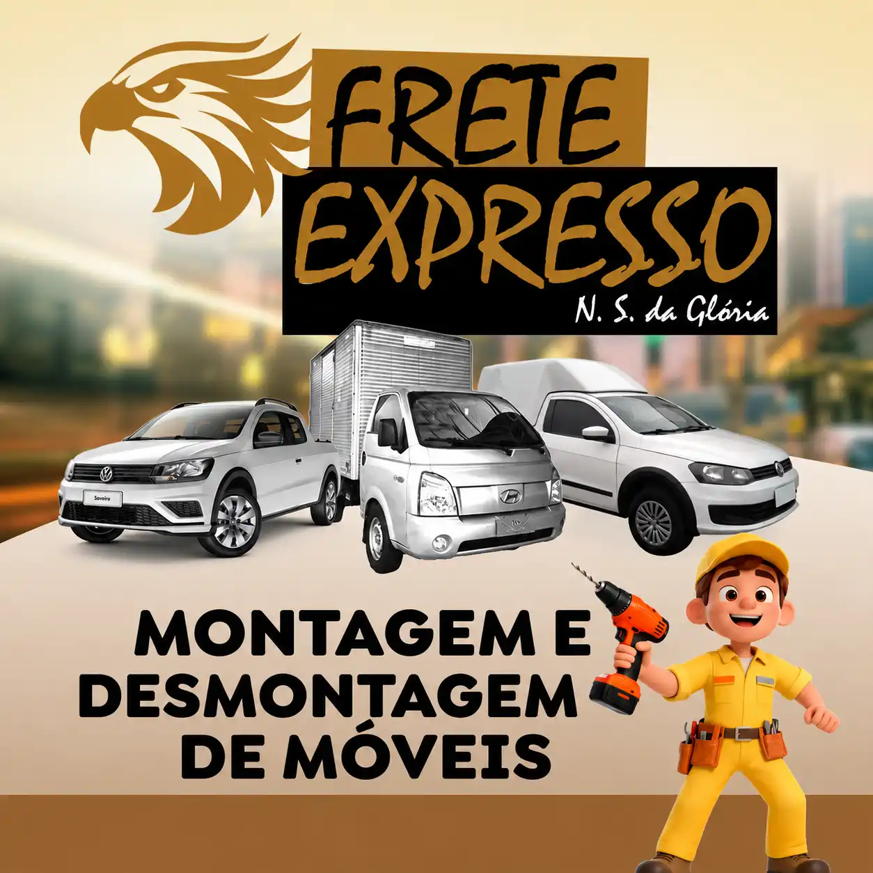 Cláudio Mudança, Montagem e Desmontagem de Móveis em Nossa Senhora da Glória SE
