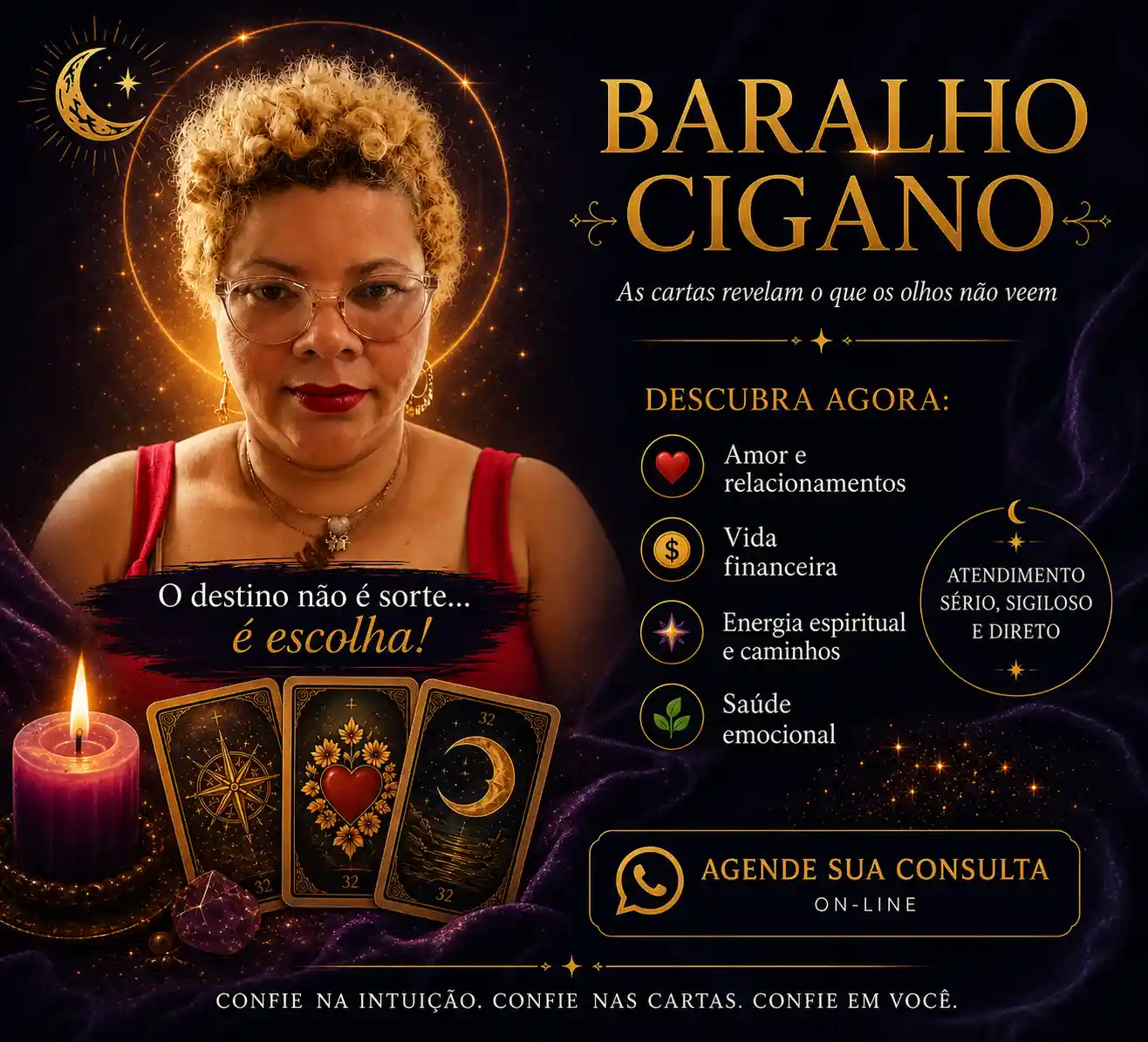 Cartomante em Nossa Senhora da Glória