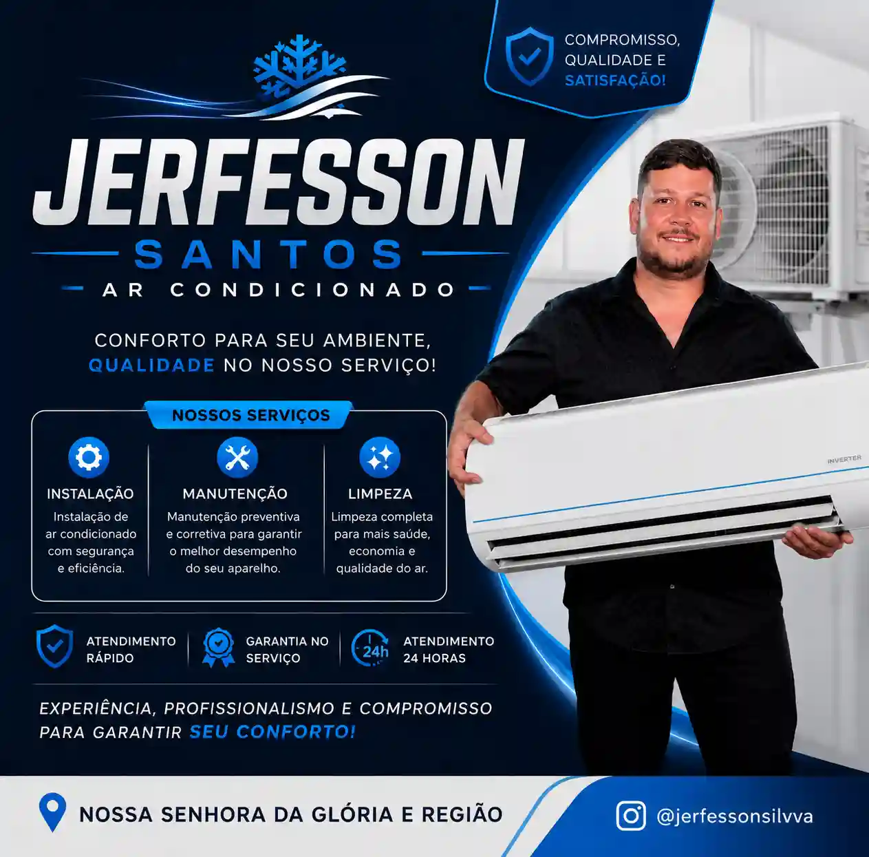 Jerfesson Ar-Condicionado em Nossa Senhora da Glória