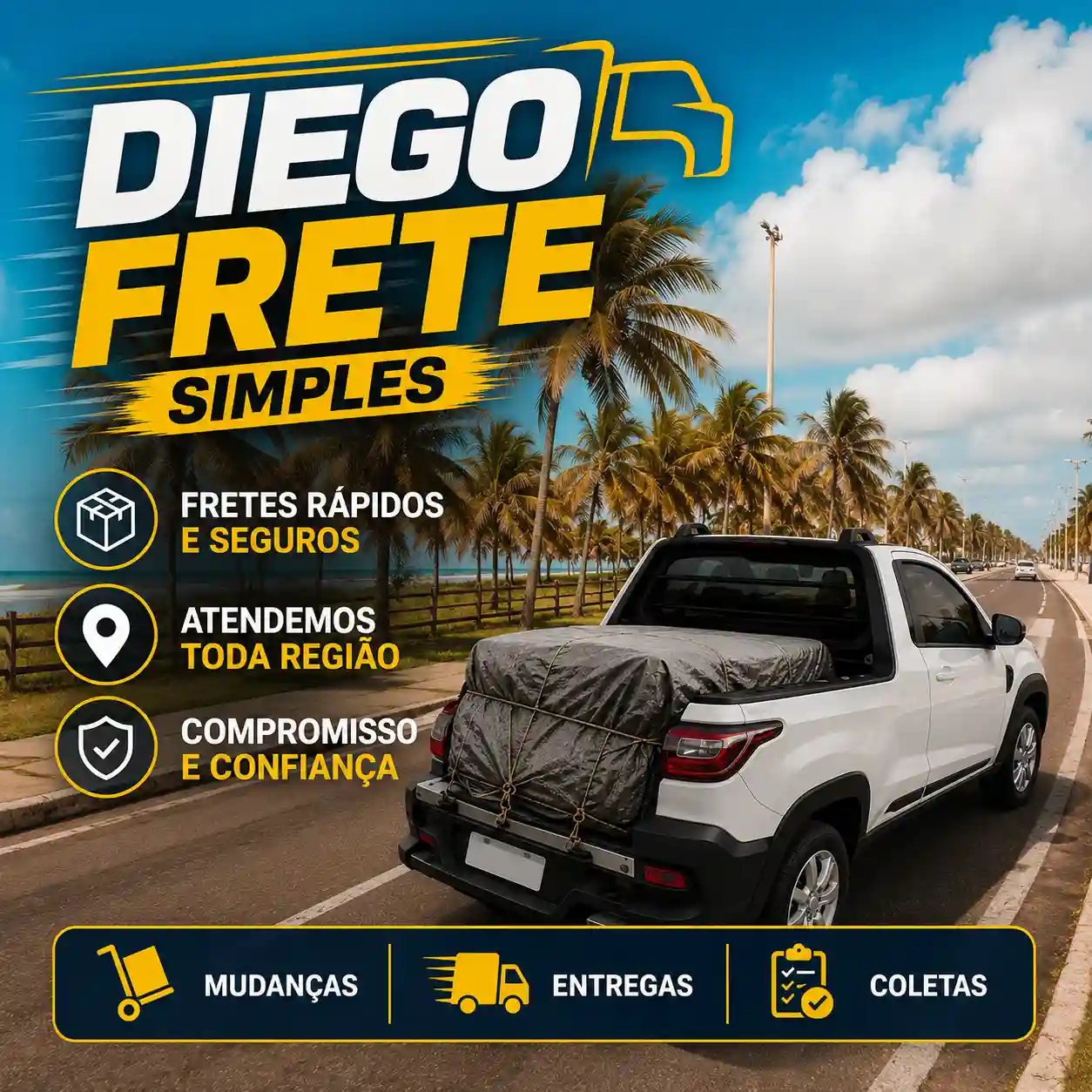Diego Frete Simples - Mudança em Aracaju