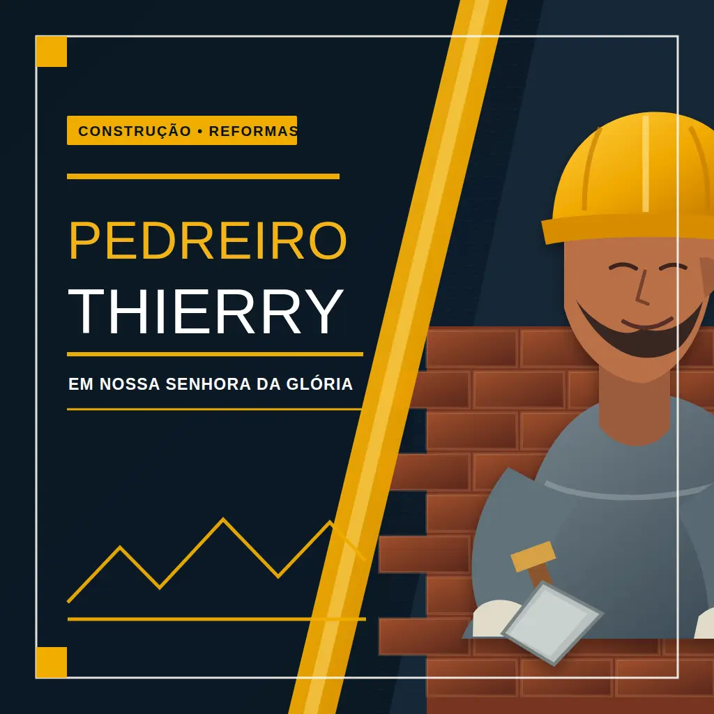 Pedreiro Thierry em Nossa Senhora da Glória