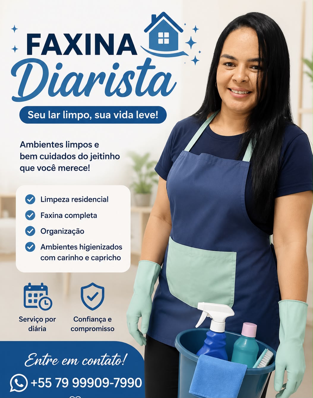 Crislaine Faxineira em Nossa Senhora da Glória