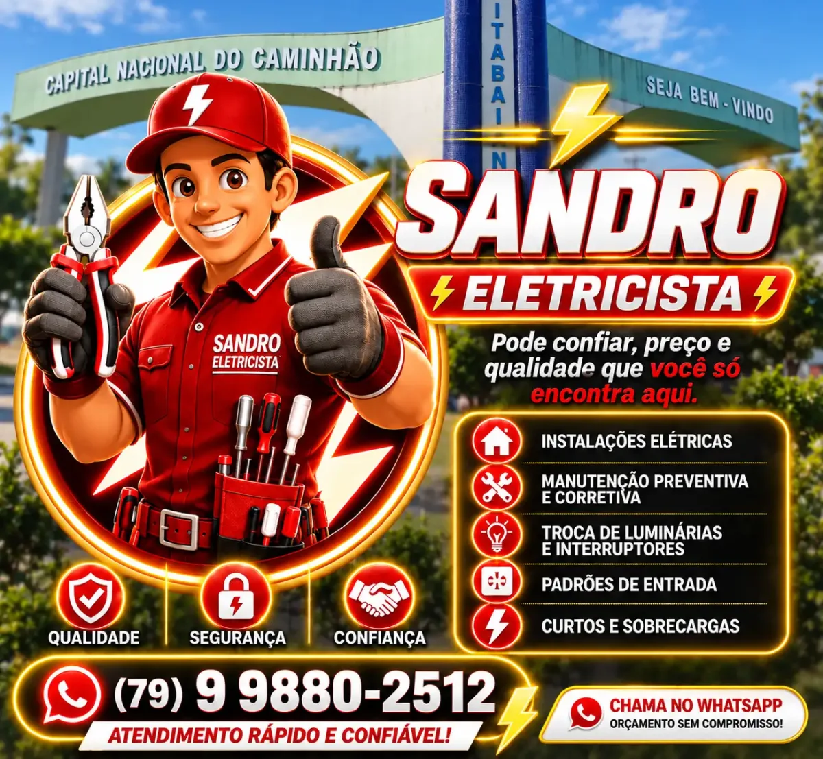 Sandro Eletricista em Itabaiana
